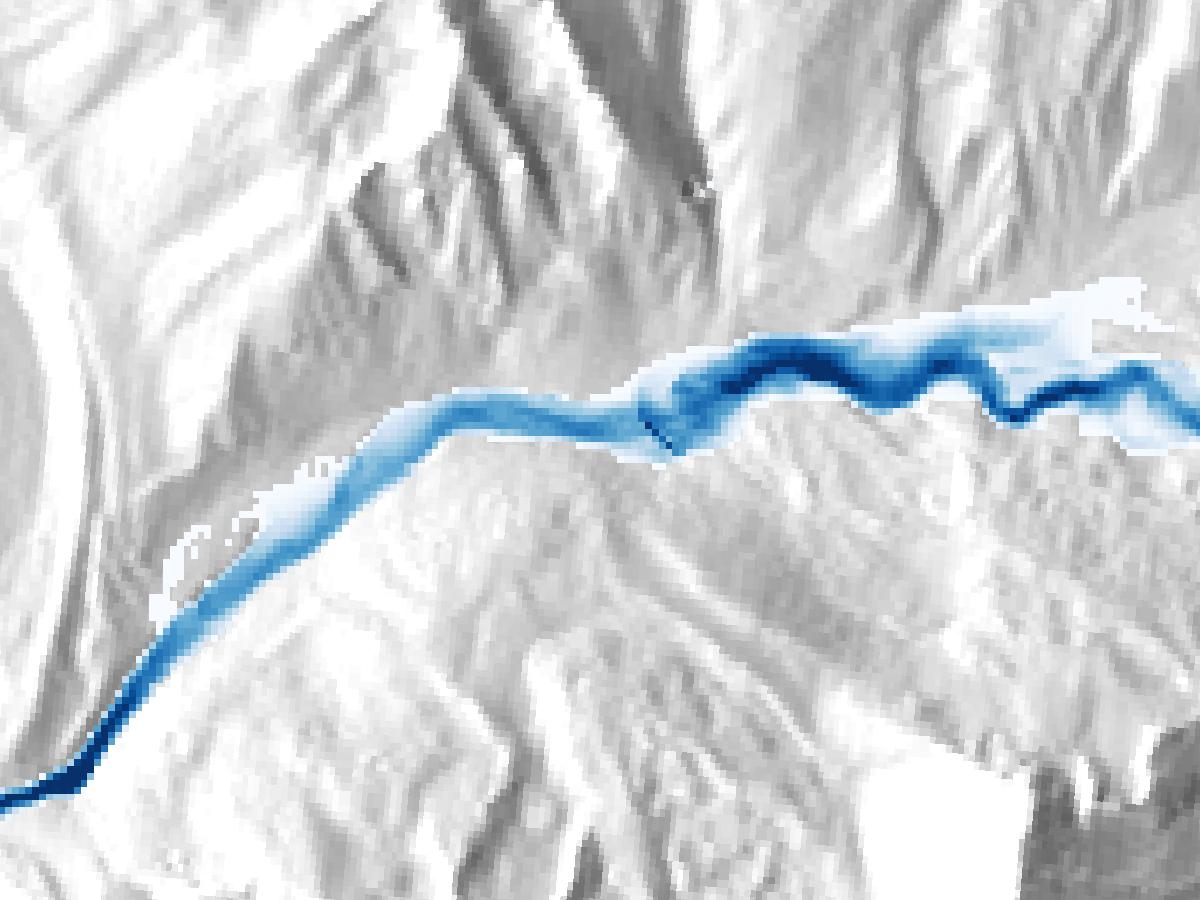 Flood map